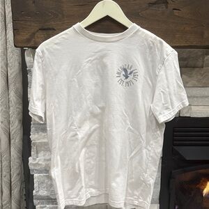 American Eagle Outfitters White Graphic Tee